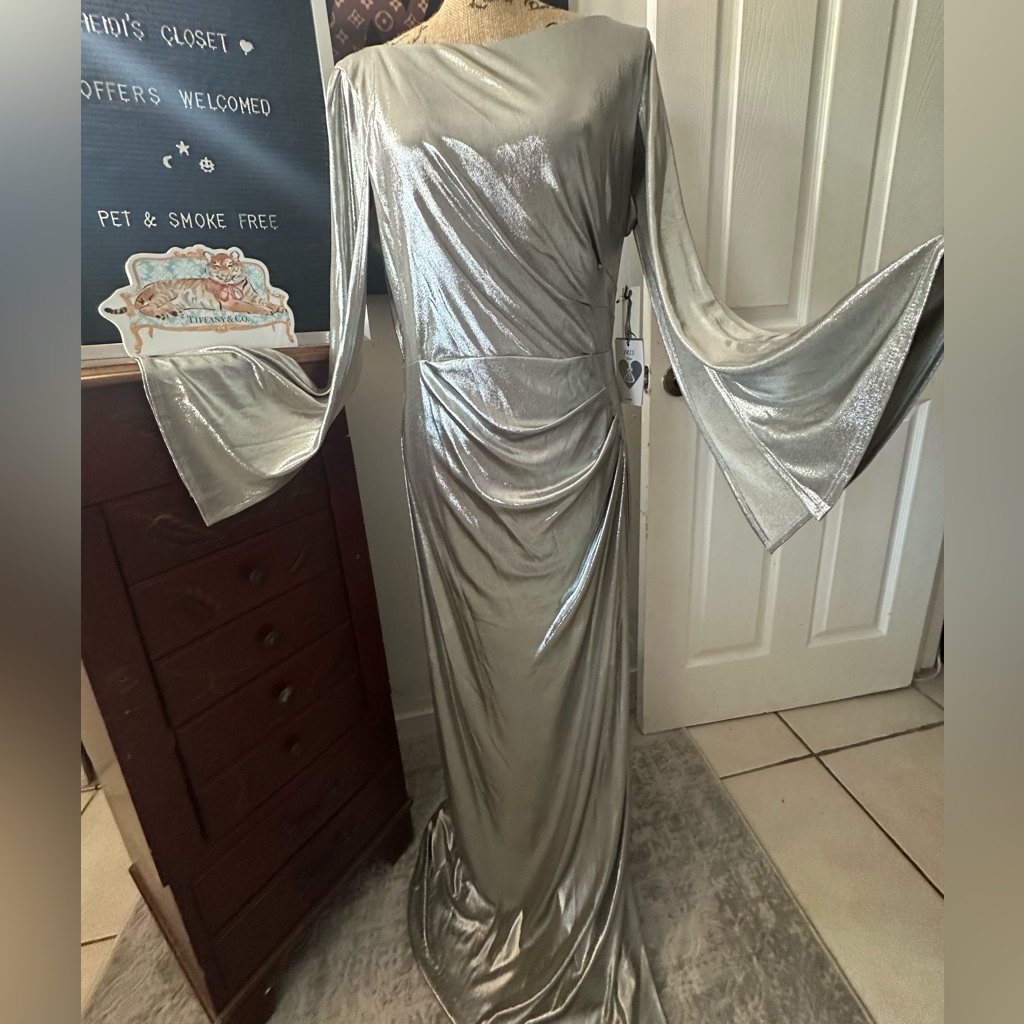 Eliza J Silver Gown